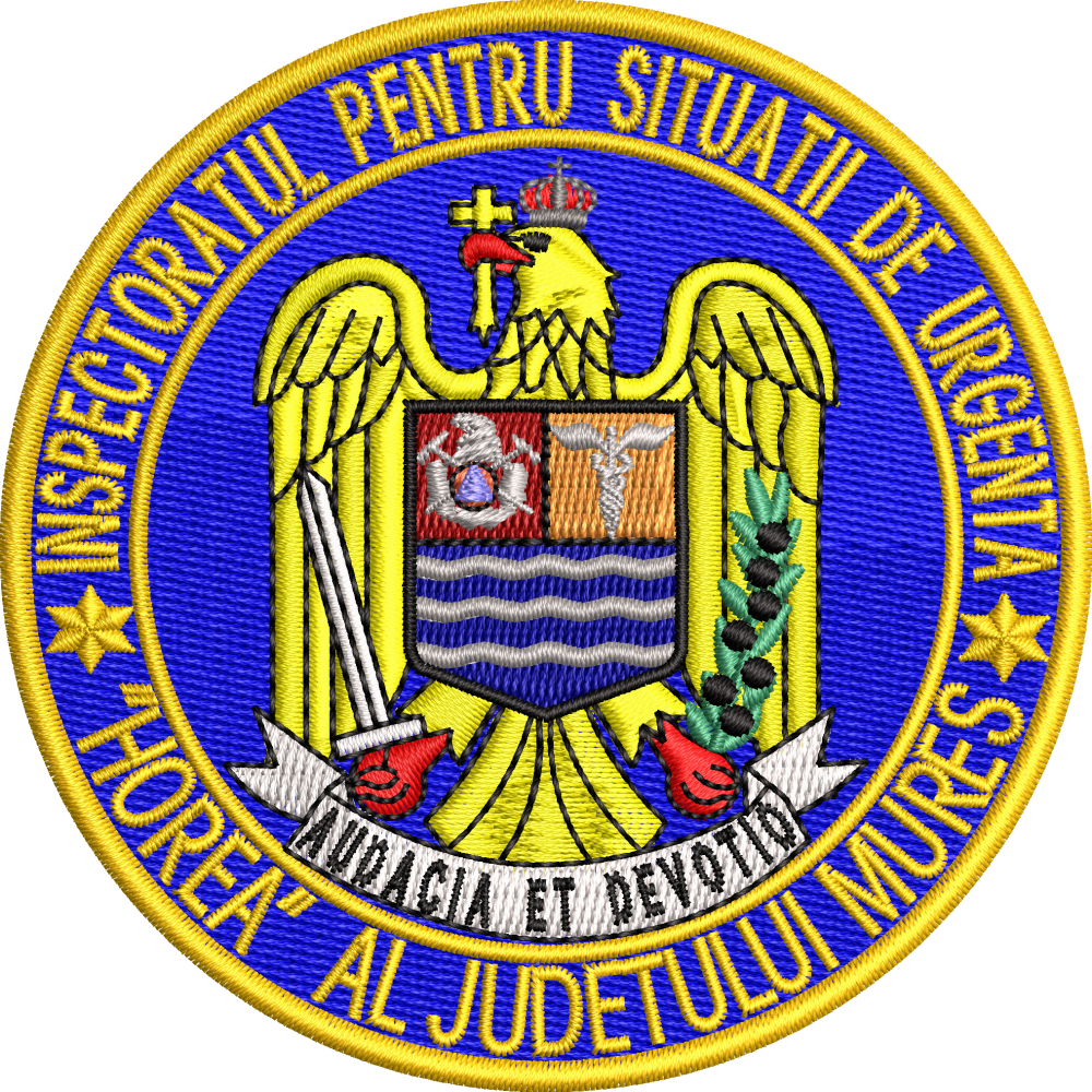 EMBLEMA DEPARTAMENTUL SITUATII DE URGENTA HOREA AL JUDETULUI MURES